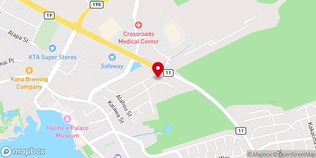 Map showing location of The Salvation Army Ohana Keiki Preschool