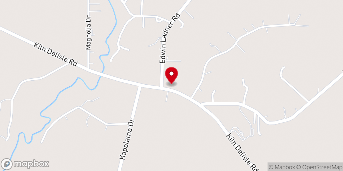 Map showing location of Grace Chapel Baptist Church