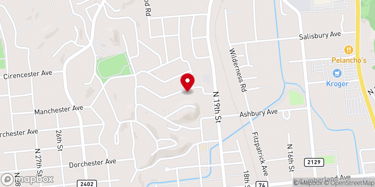 Map showing location of White Memorial Church