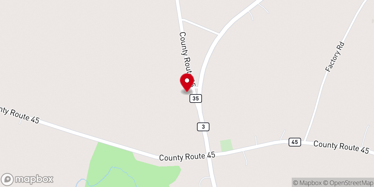 Map showing location of Trail Life NY-1613