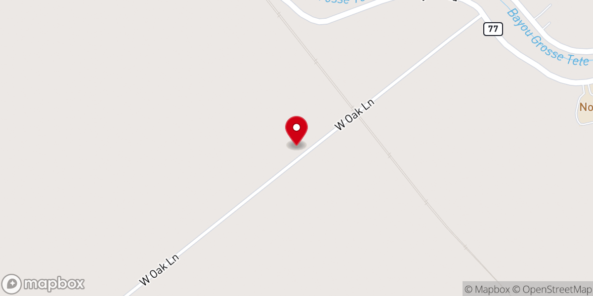 Map showing location of Mt Gideon Baptist Church