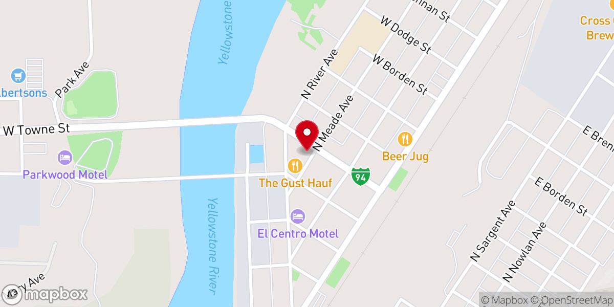 Map showing location of 1893 Matthew's House