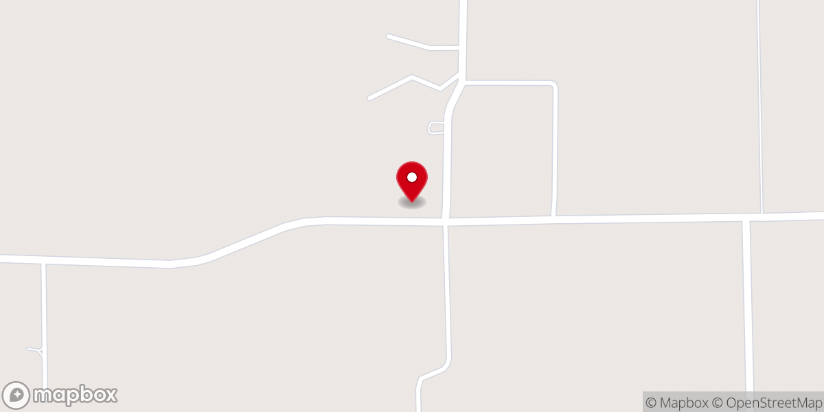 Map showing location of Peerless Baptist Church