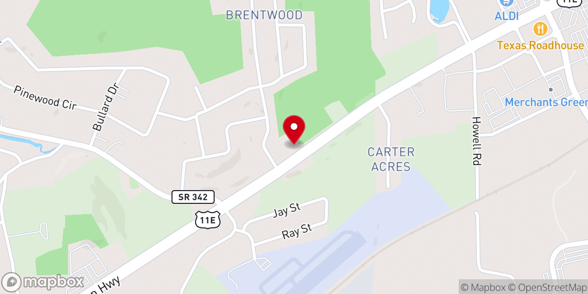 Map showing location of Eternal Truth Church