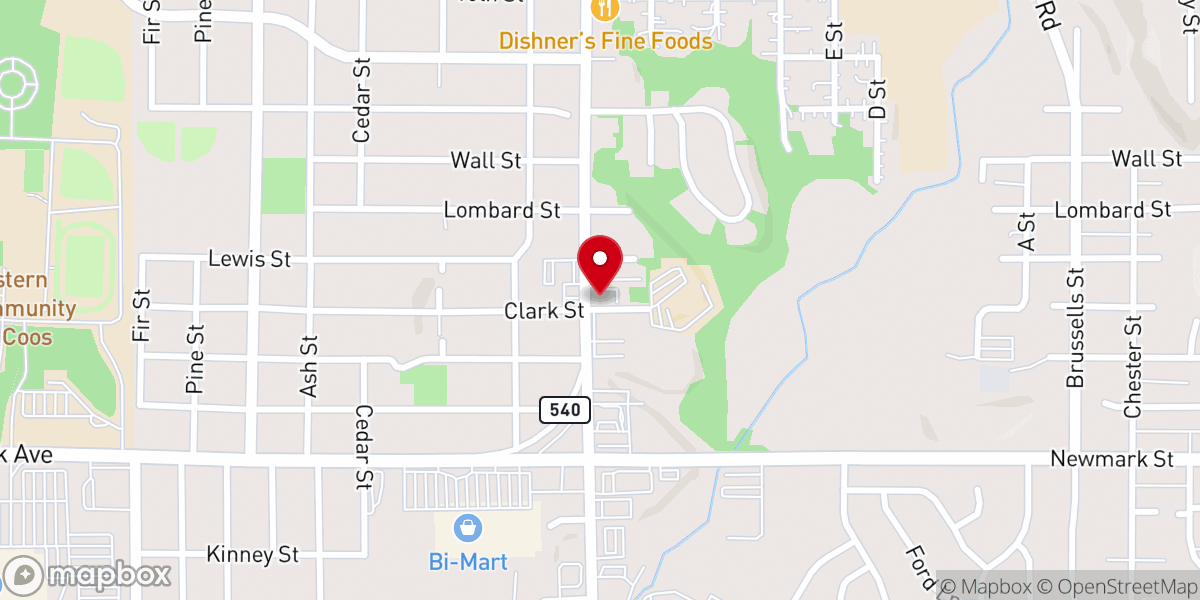 Map showing location of Kingsview Christian School