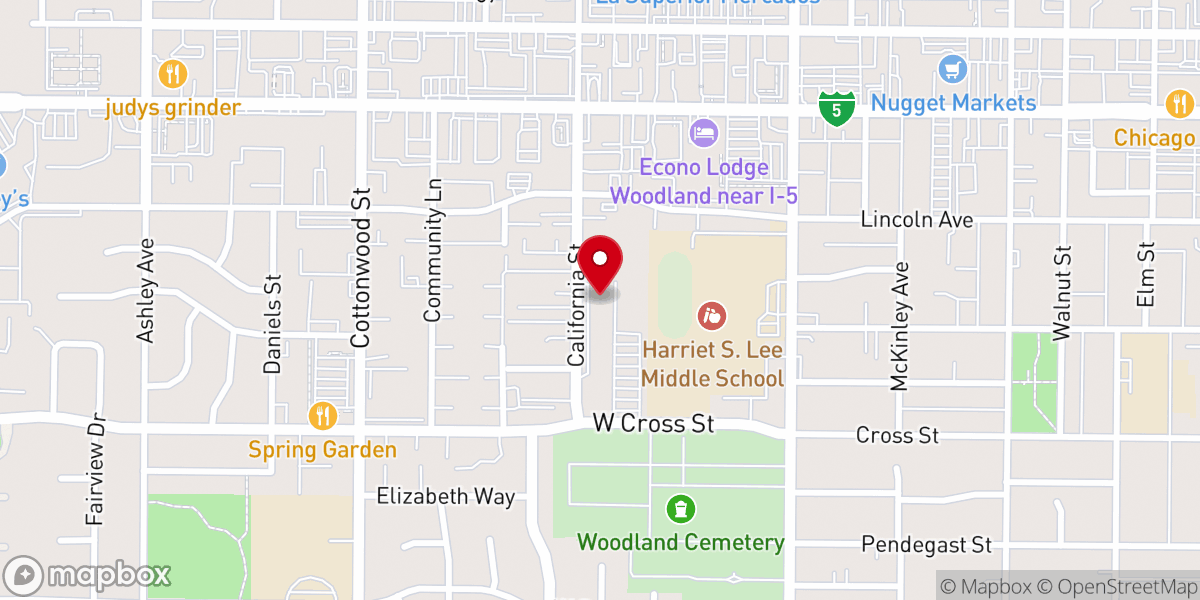 Map showing location of Holy Rosary Catholic School