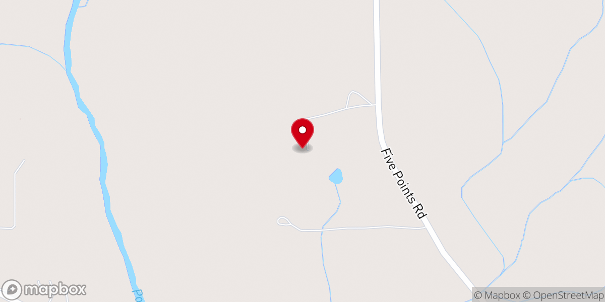 Map showing location of Rockin’ T Meadows