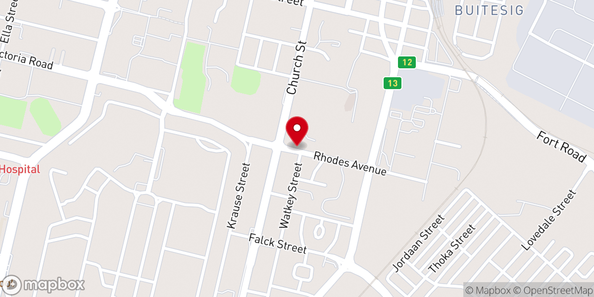 Map showing location of Empowerment Ministries International