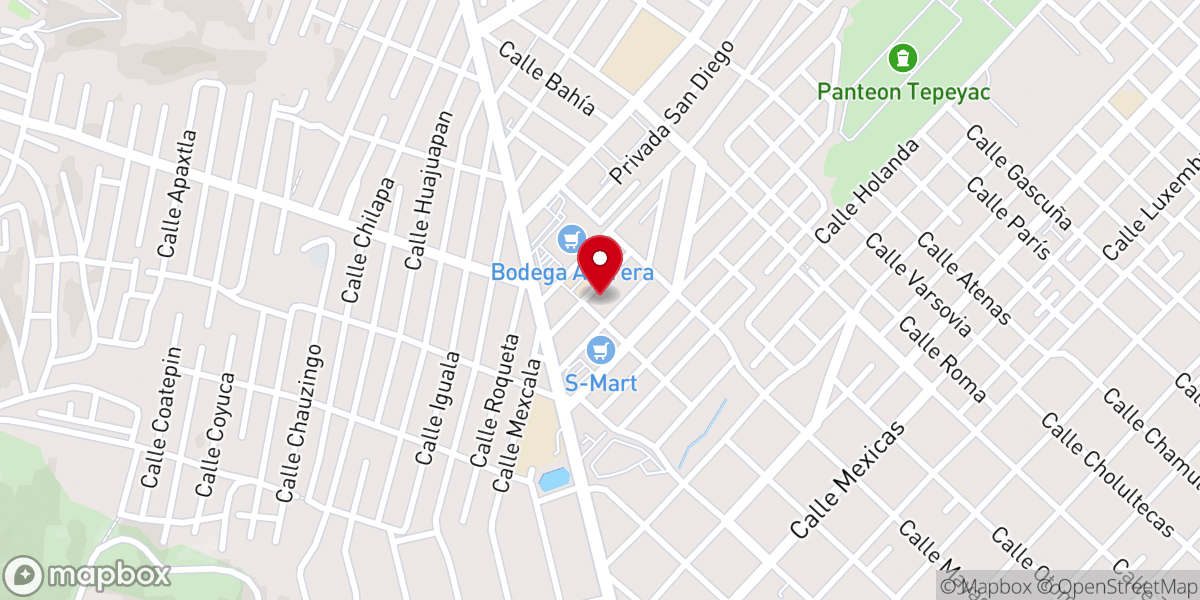 Map showing location of Parroquia Dios Padre
