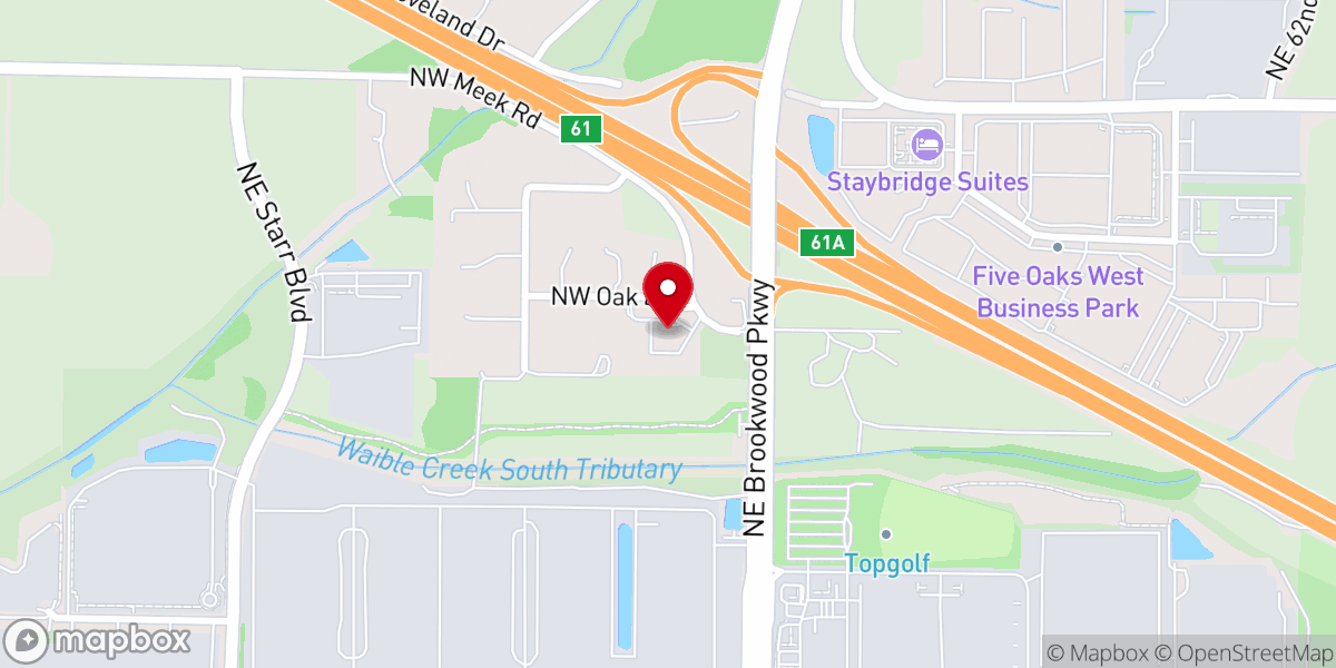 Map showing location of Hillsboro Jehova North