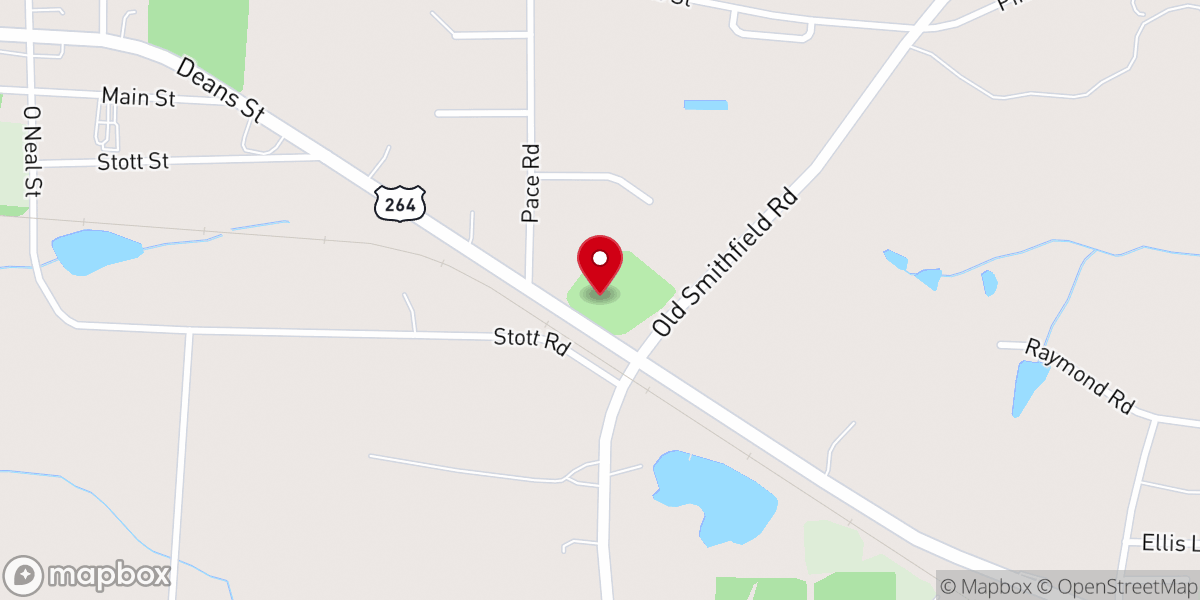 Map showing location of Restoration Purpose Church