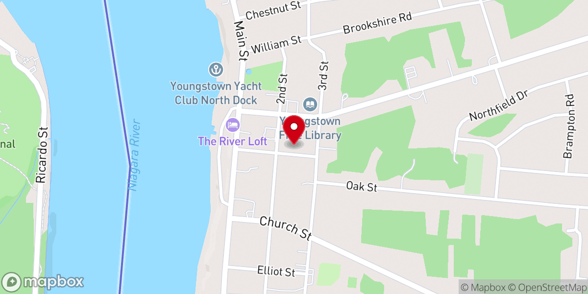 Map showing location of St. Bernard Church