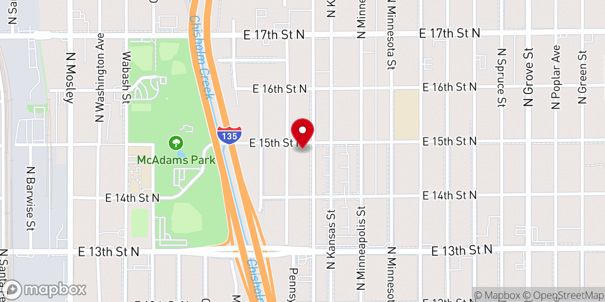 Map showing location of Shiloh Baptist Church
