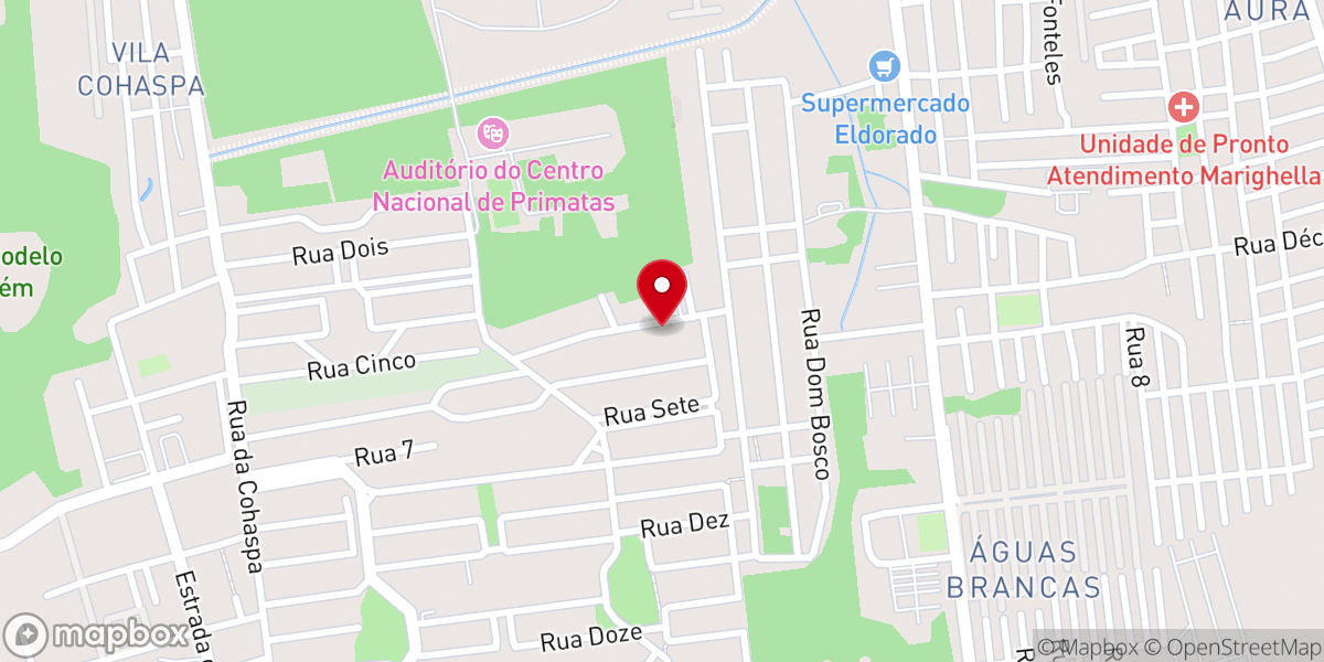 Map showing location of Igreja Batista Esperança - Congregação PIBPA, no Júlia Seffer