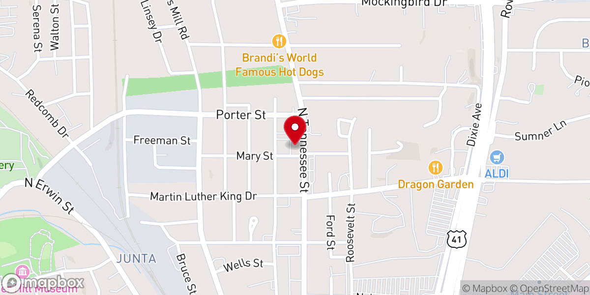 Map showing location of LifePoint Church