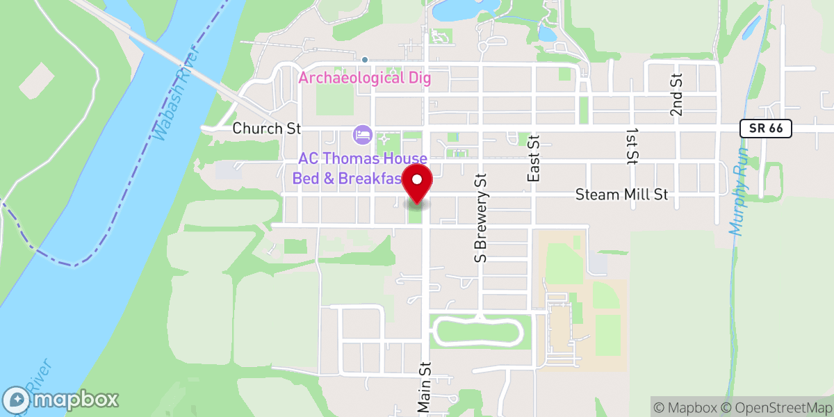 Map showing location of Holy Angel Park
