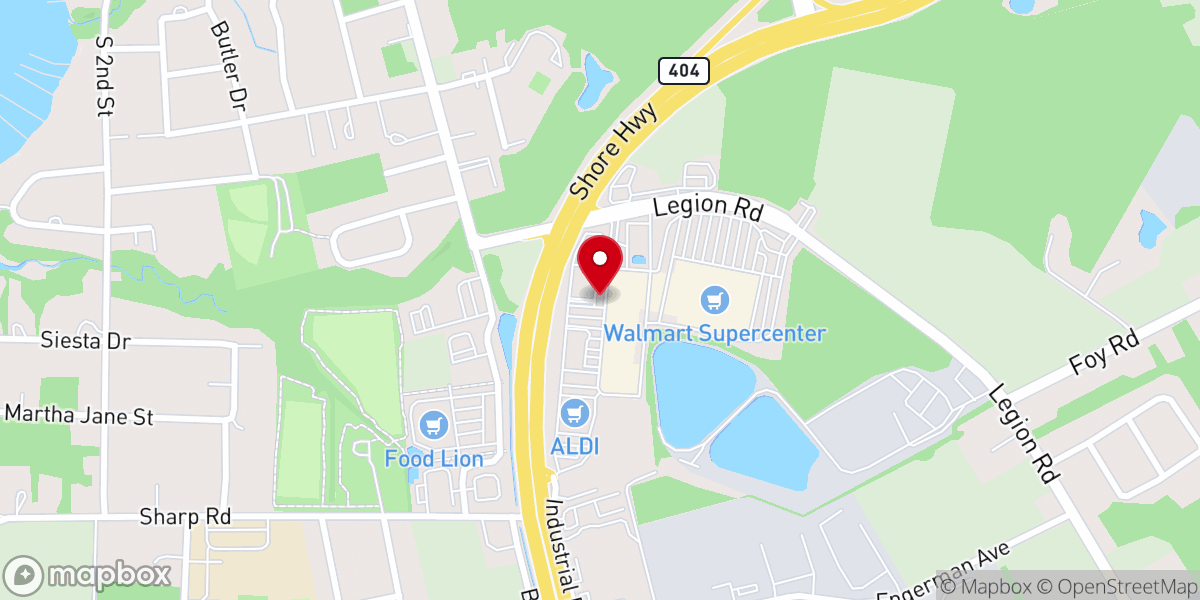 Map showing location of Denton Plaza