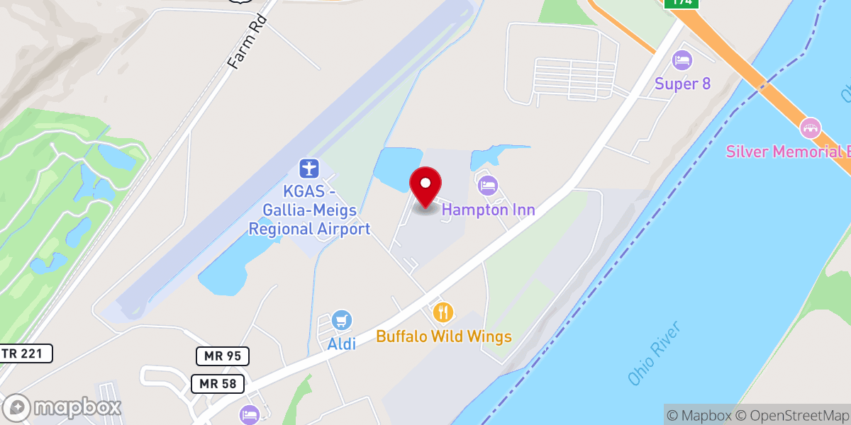 Map showing location of Potters Wheel Pentecostals