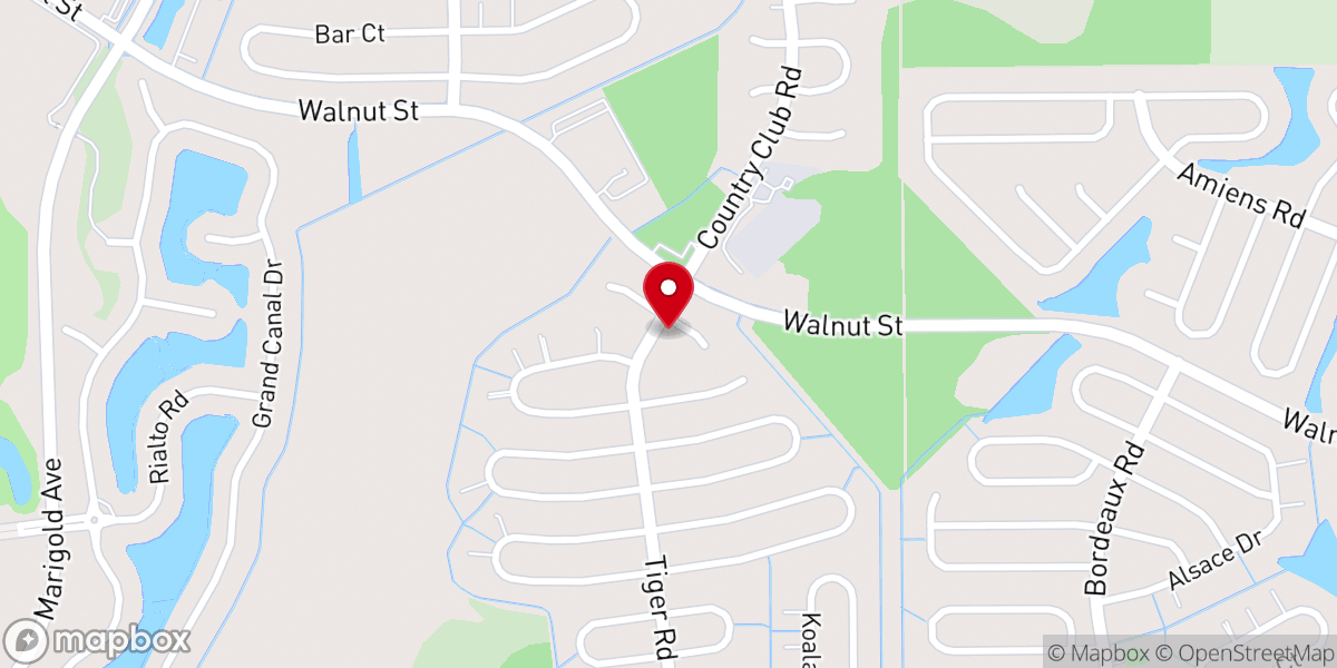 Map showing location of First Baptist Poinciana