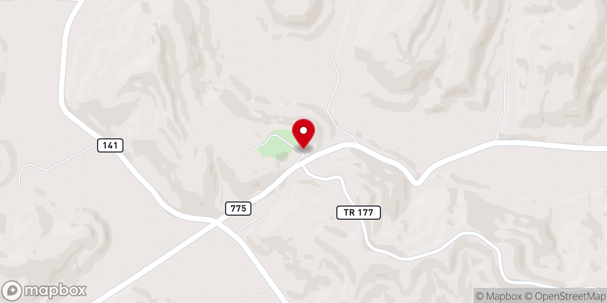 Map showing location of Fairview Missionary Baptist Church