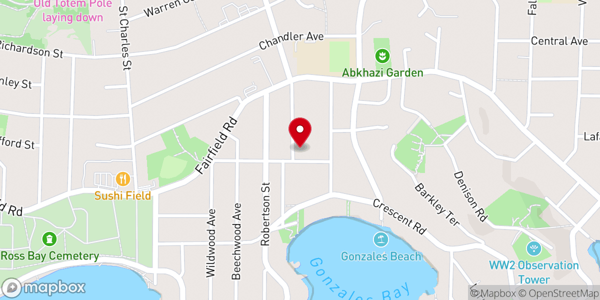 Map showing location of St. Jean Baptiste Paroisse Francaise