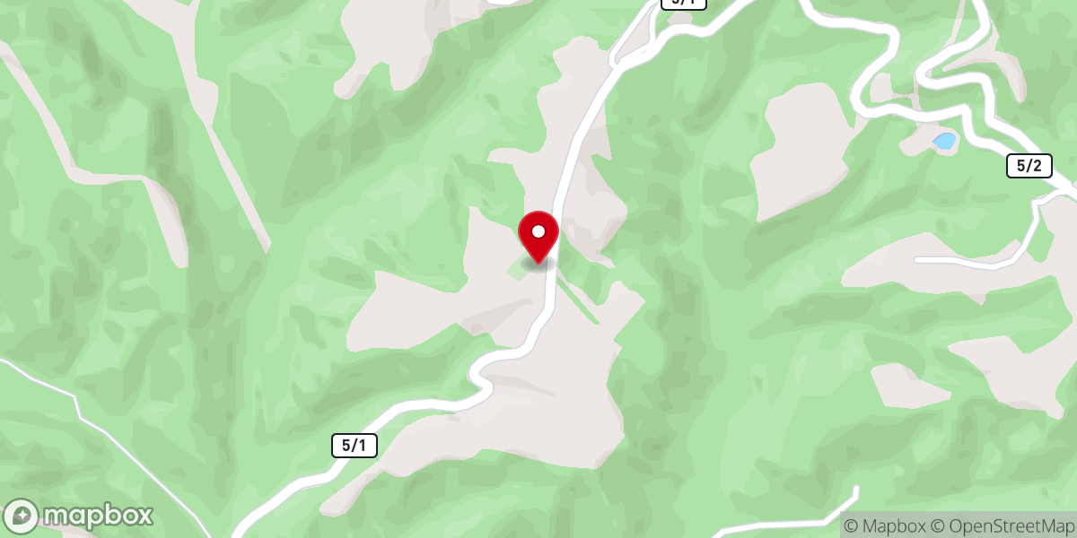 Map showing location of Beeson Chapel Church
