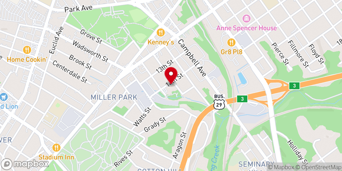 Map showing location of Power of God Deliverance Church