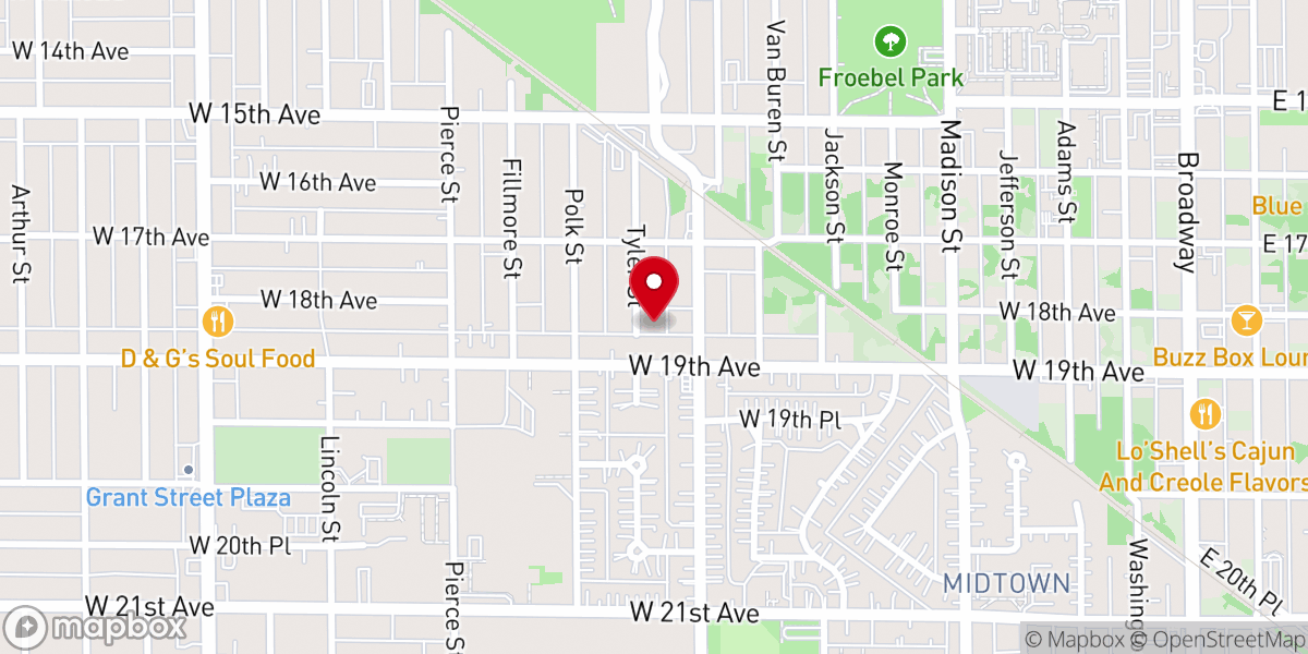 Map showing location of Moorish Science Temple of America Temple No 5