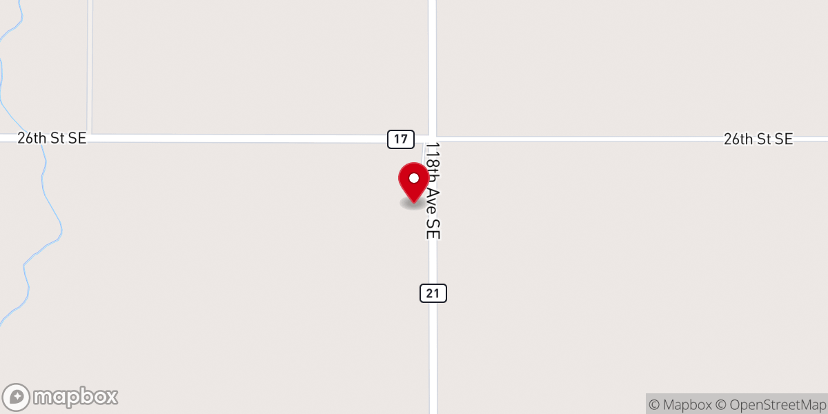 Map showing location of Getchell Church