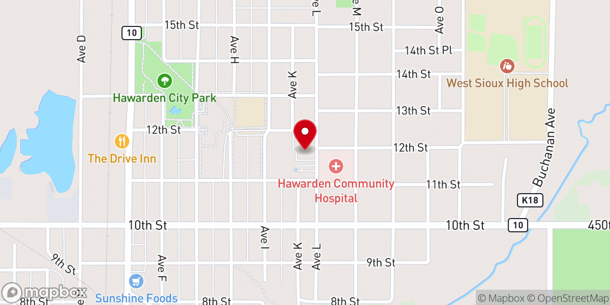 Map showing location of St Mary's Catholic Church