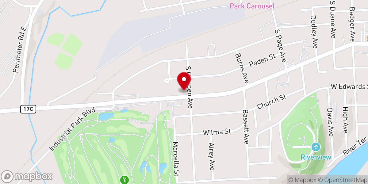 Map showing location of Our Lady of Good Counsel