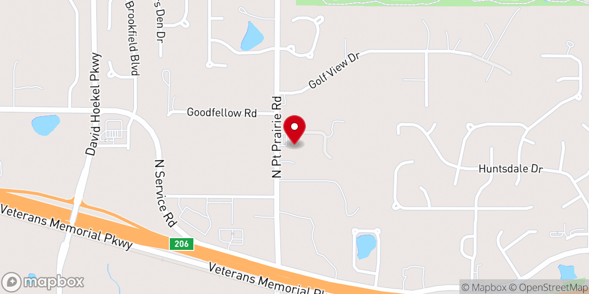 Map showing location of Mel Bond Ministries