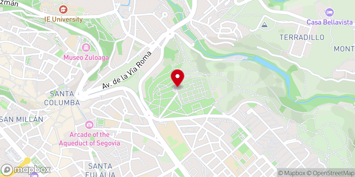 Map showing location of Ermita del Santo Ángel de La Guarda