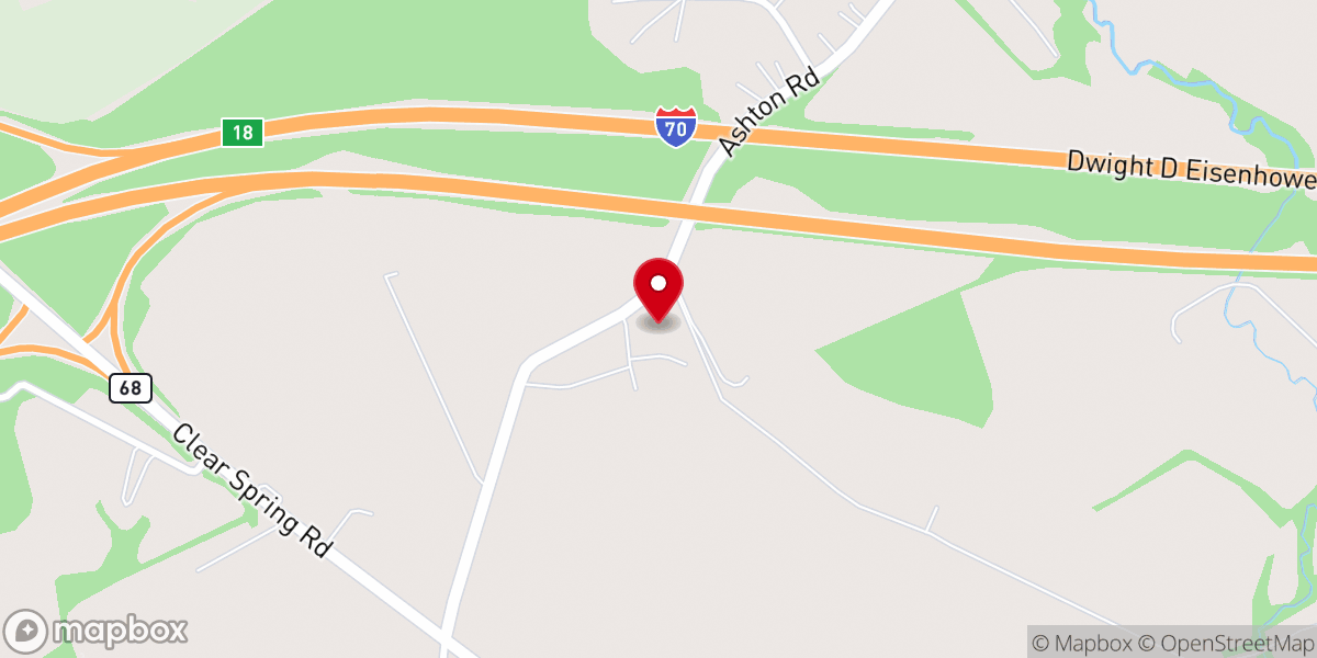Map showing location of Walnut Point Family Fellowship