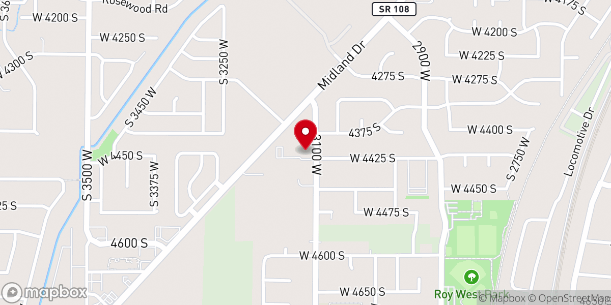 Map showing location of Alpine Church - West Haven Campus