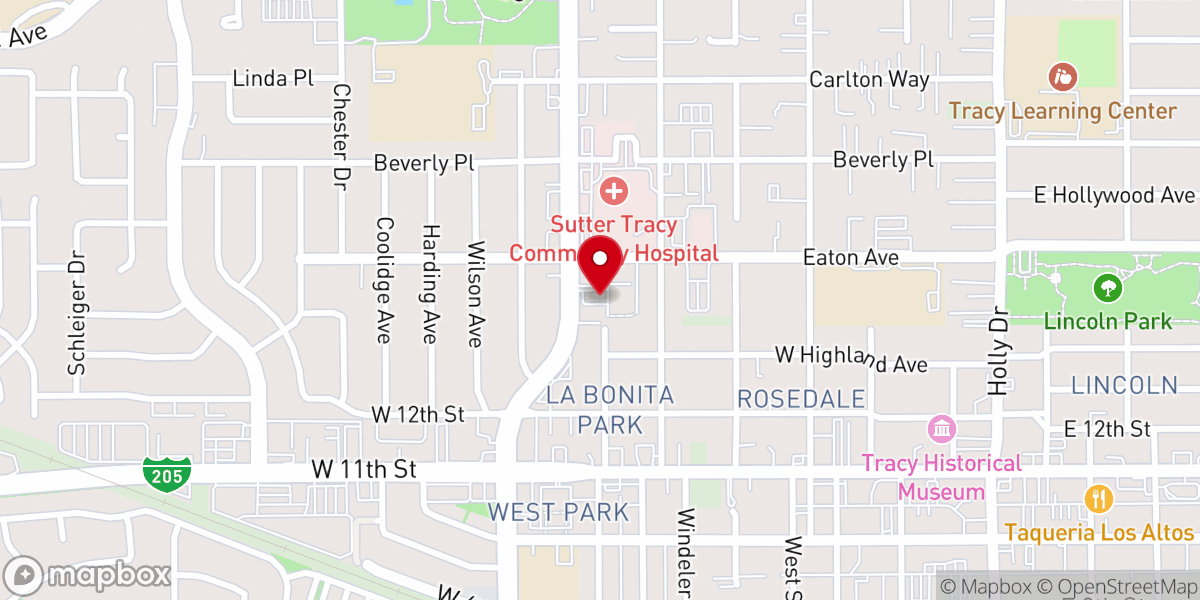 Map showing location of Harvest Community Fellowship