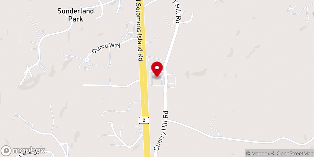 Map showing location of Bethel Way of the Cross Church