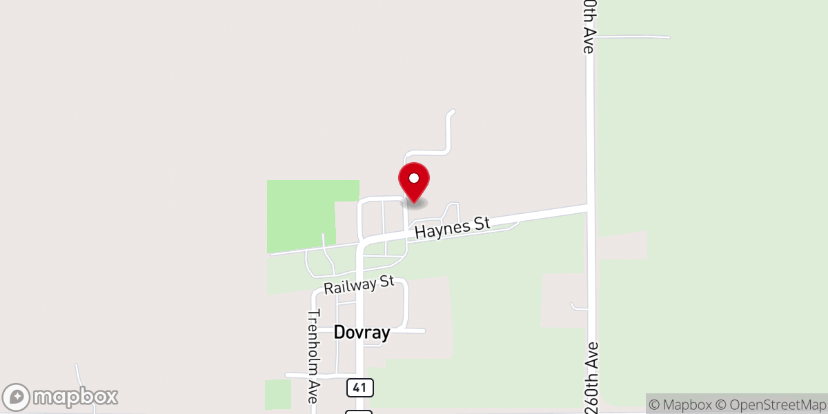 Map showing location of Our Saviour's Lutheran Church