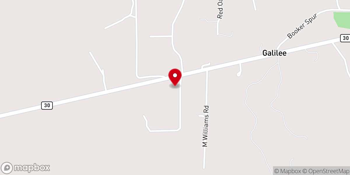 Map showing location of New Life Apostolic Church