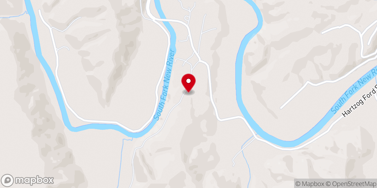 Map showing location of Riverview Primitive Baptist Church