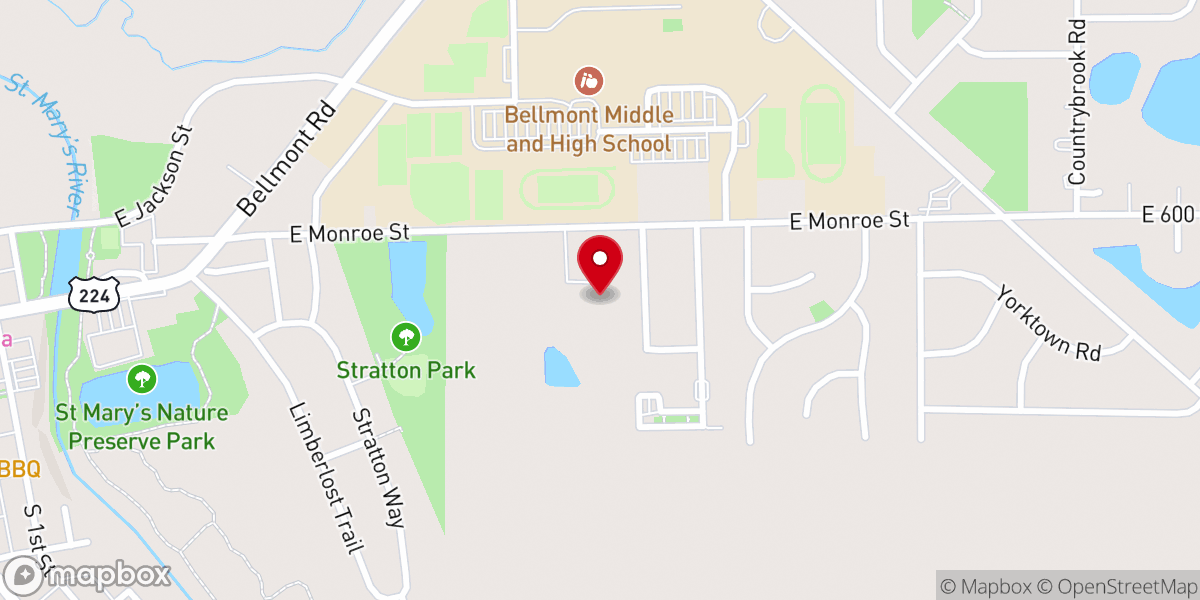 Map showing location of Decatur Church of Christ