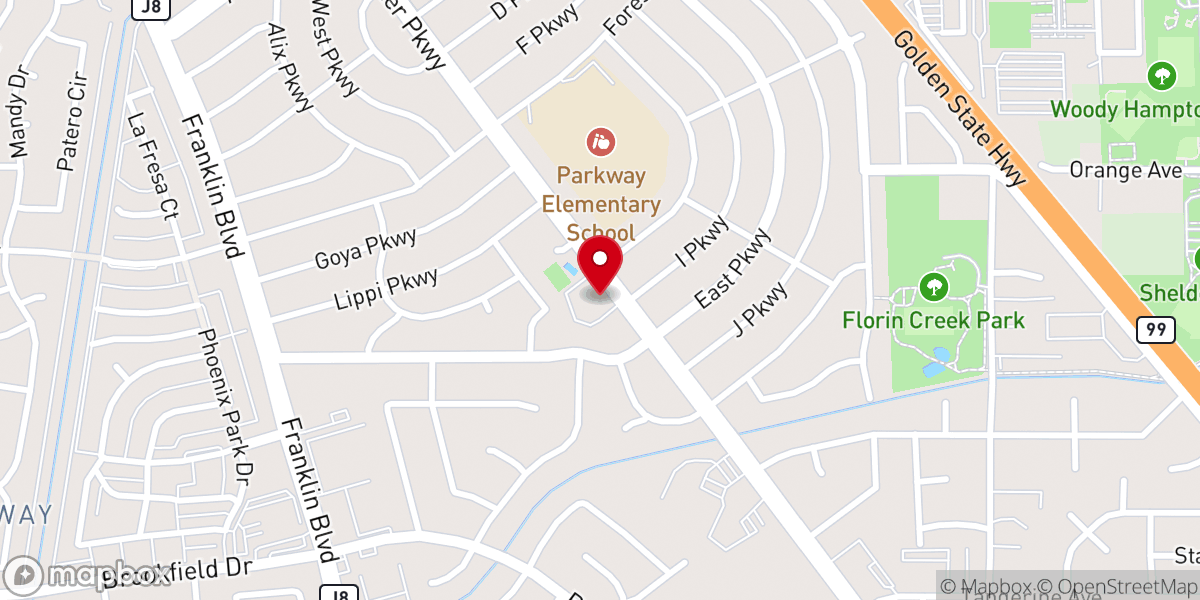 Map showing location of Faith Community United Church of Christ Congregational