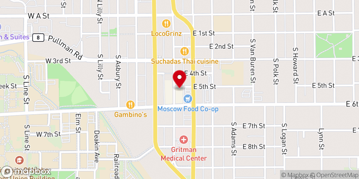 Map showing location of The Storm Cellar