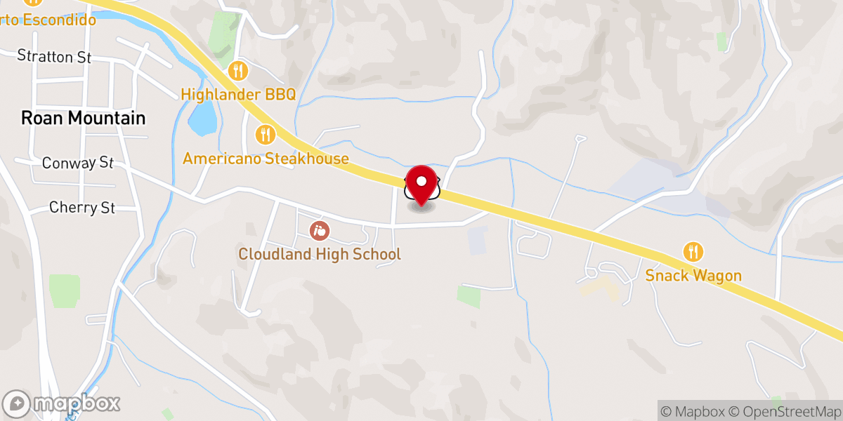 Map showing location of Rhododendron Chapel