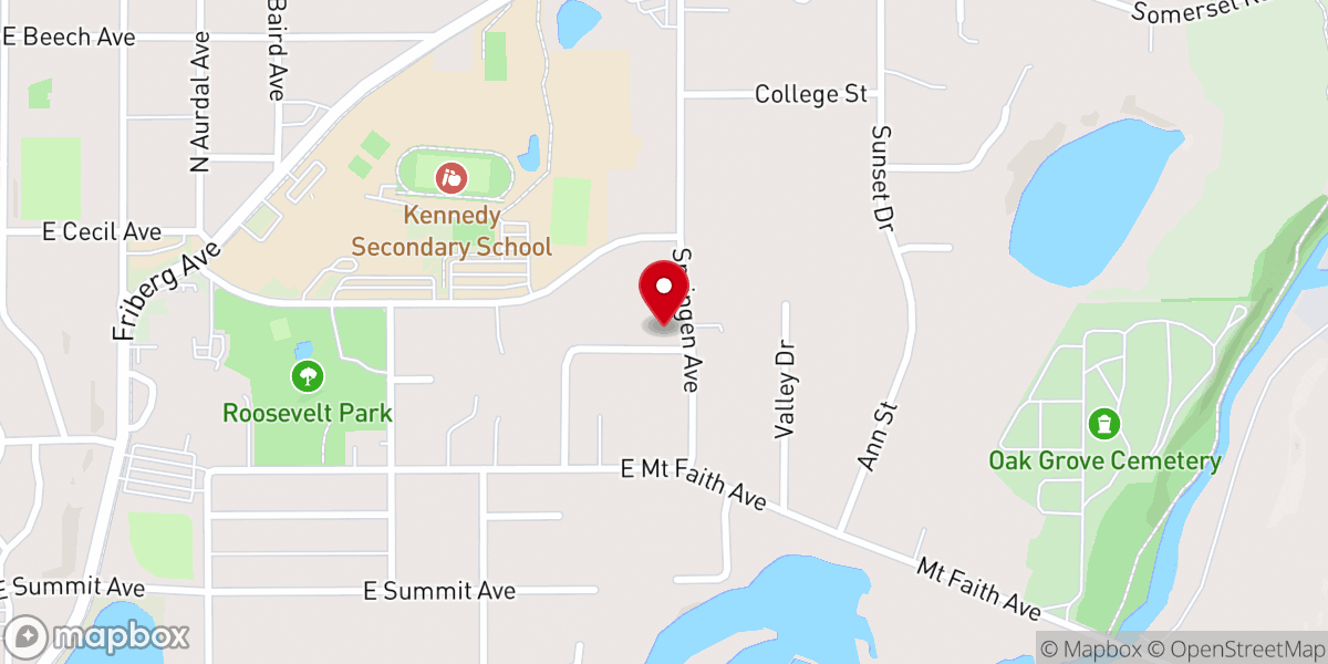 Map showing location of One Heart Ministries Inc