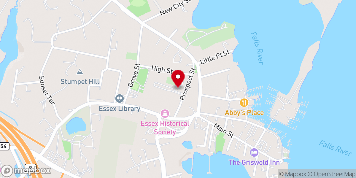 Map showing location of Murtha Hall