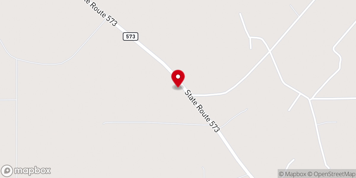 Map showing location of Monclova Church