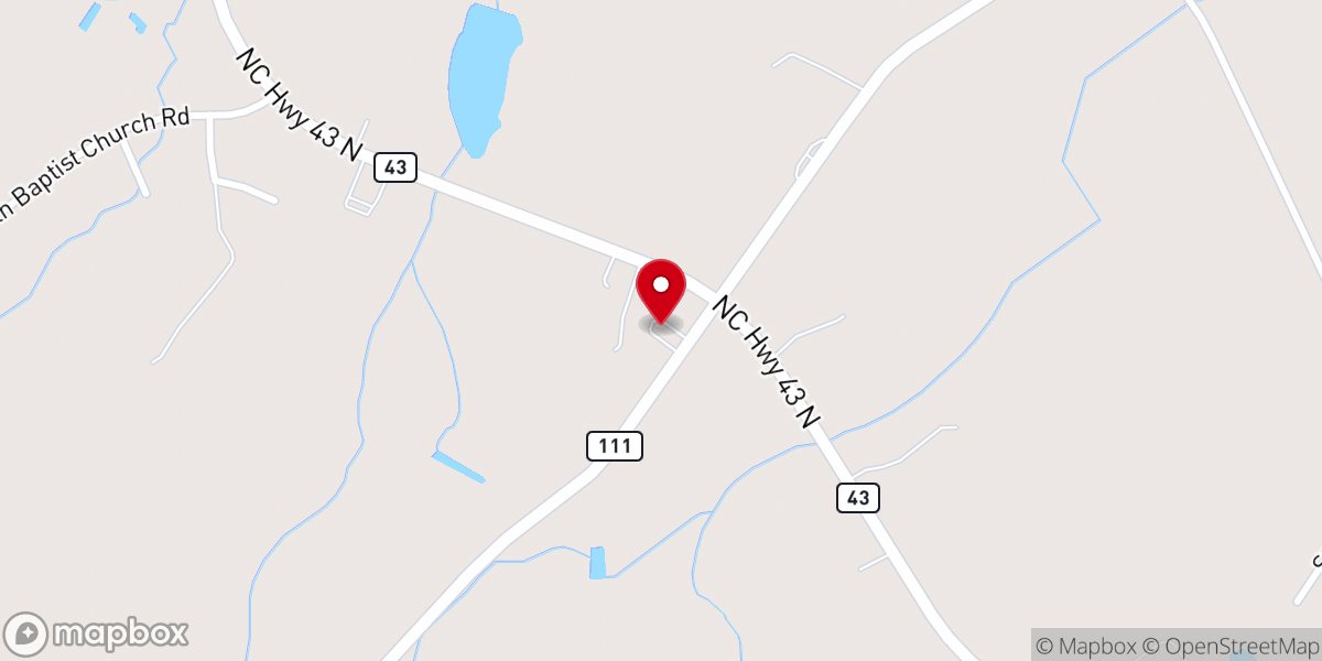 Map showing location of Saint Mark Deliverance Church