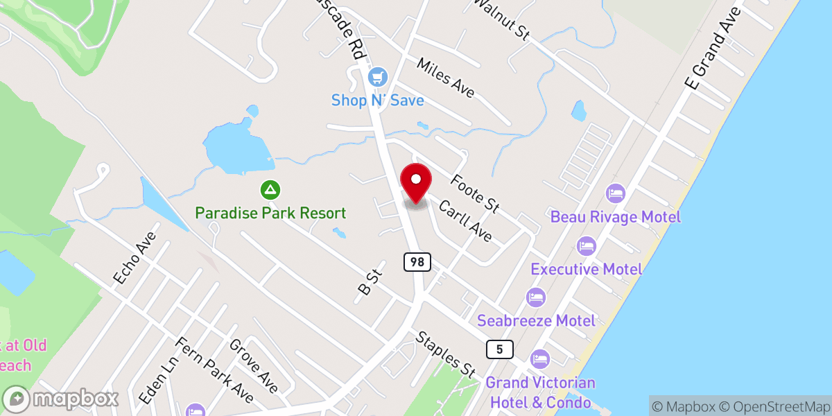 Map showing location of Sisters of Holy Rosary