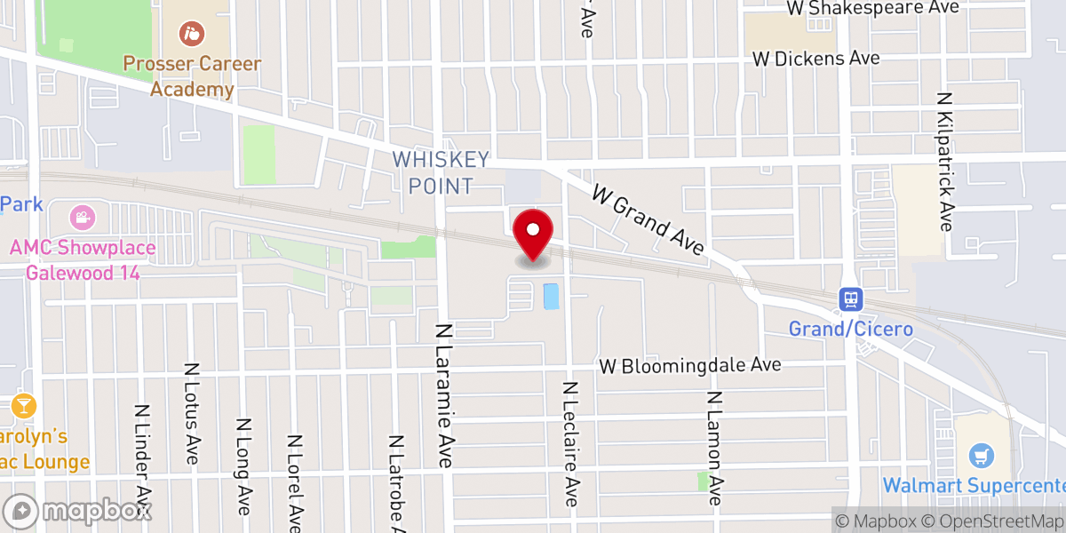Map showing location of STREETLIGHTS